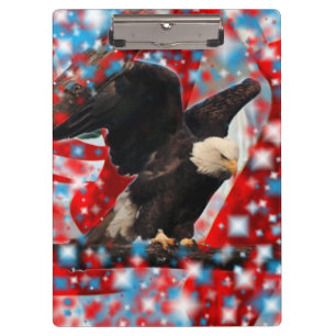 Clipboard/American Bald Eagle Klemmbrett