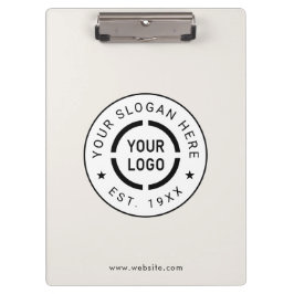 Clipboard für Elfenbeinrundwerbung mit eigenem Log Klemmbrett