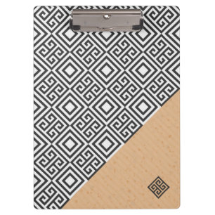 Clipboard im modernen geometrischen Stil Klemmbrett