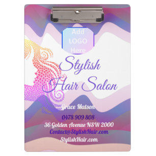 Clipboard mit Logo für Regenbogenbänder Klemmbrett