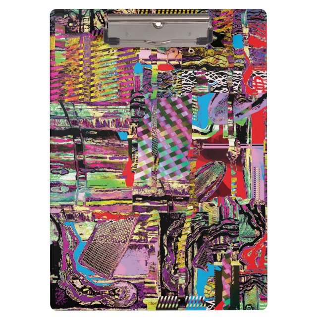 Clipboard – Urban Fractals Klemmbrett (Vorderseite)