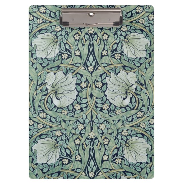 CLIPBOARD : WILLIAM MORRIS : "PIMPERNEL" KLEMMBRETT (Vorderseite)