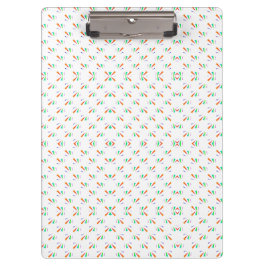 clipboard with a repeating pattern klemmbrett