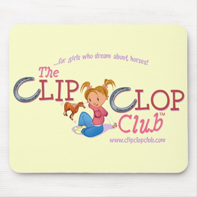 ClipClopClub Logo mousepad (Vorne)