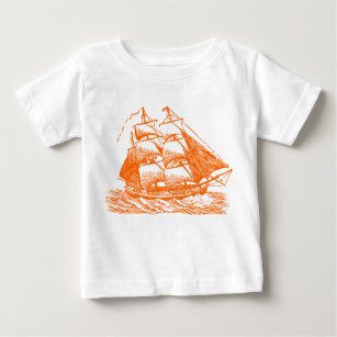 Clipper - Orange Baby T-shirt