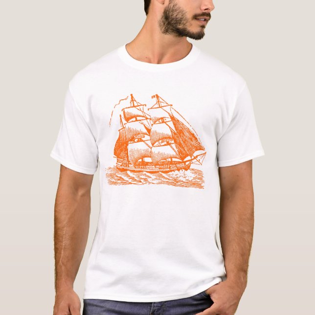 Clipper - Orange T-Shirt (Vorderseite)