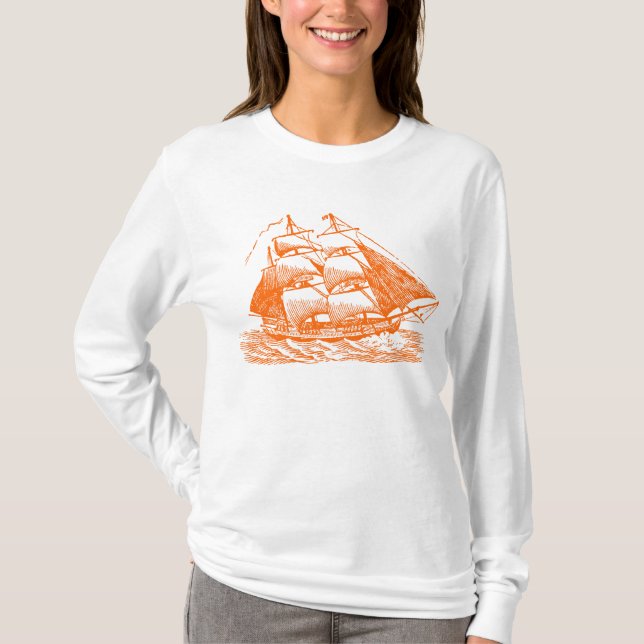 Clipper - Orange T-Shirt (Vorderseite)