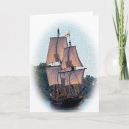 Clipper Ship Birthday Karte