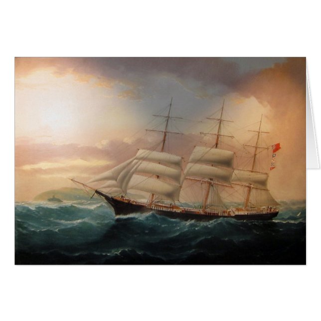 Clipper Ship Esther Roy 1898 (Vorderseite (Horizontal))