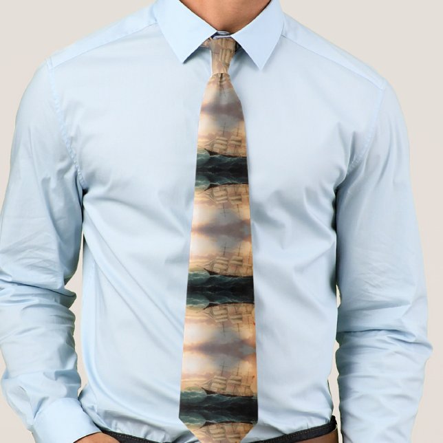 Clipper Ship Esther Roy 1898 Krawatte (Von Creator hochgeladen)