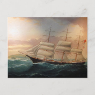 Clipper Ship Esther Roy 1898 Postkarte