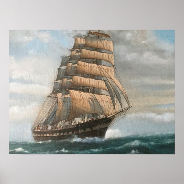 Clipper Ship Poster (Vorne)