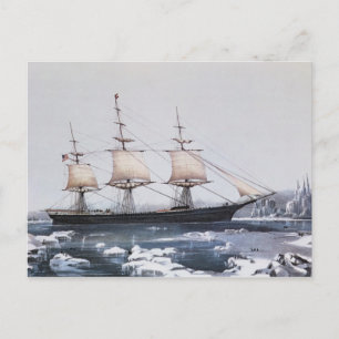 Clipper Ship "Red Jacket" Postkarte