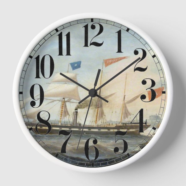 Clipper Ship the Marshall 1847 Uhr (Vorderseite)