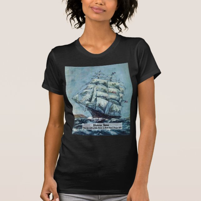 Clipper Ship Western Shore T-Shirt (Vorderseite)