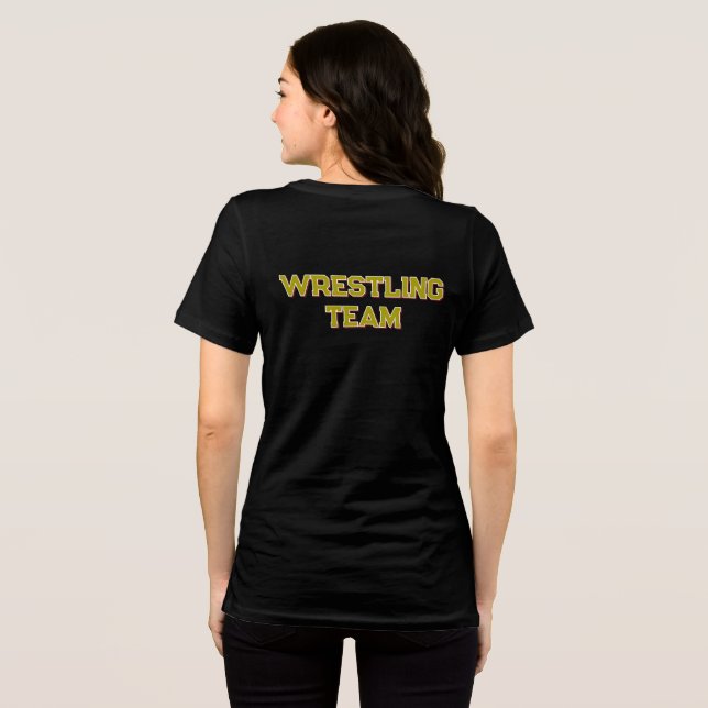 Clippers Wrestling Women's Tee (Rückseite voll)