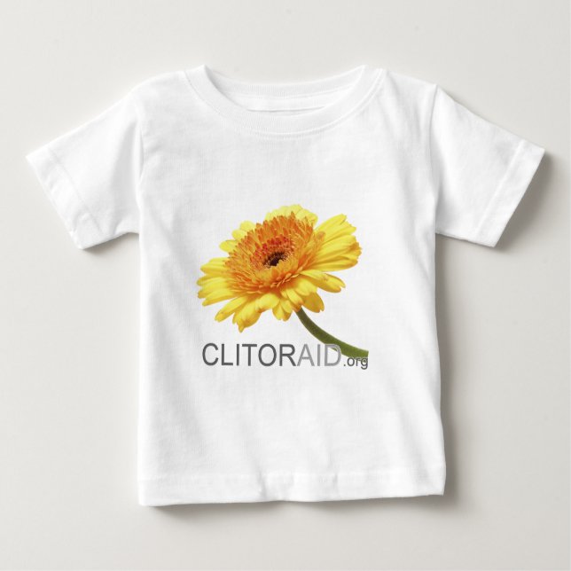 Clitoraid.org Baby T-shirt (Vorderseite)