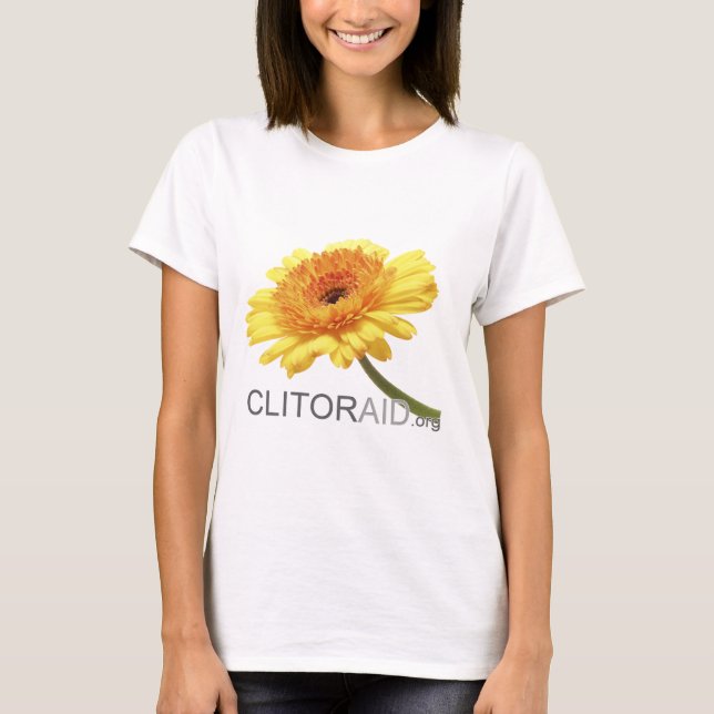 Clitoraid.org T-Shirt (Vorderseite)