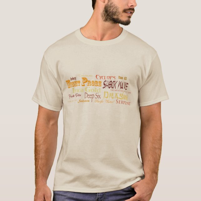 Clive Cussler-Fan T-Shirt (Vorderseite)