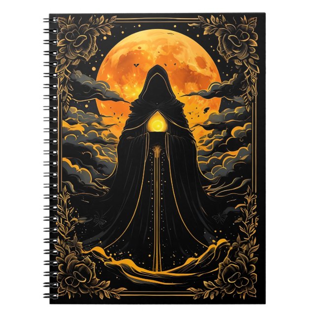Cloaked By The Moon Notizblock (Vorderseite)