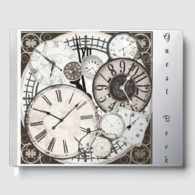Clock Faces Gästebuch (Vorderseite)