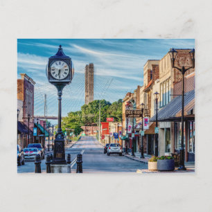 Clock im Stadtzentrum Cape Girardeau Blank Post Ca Postkarte