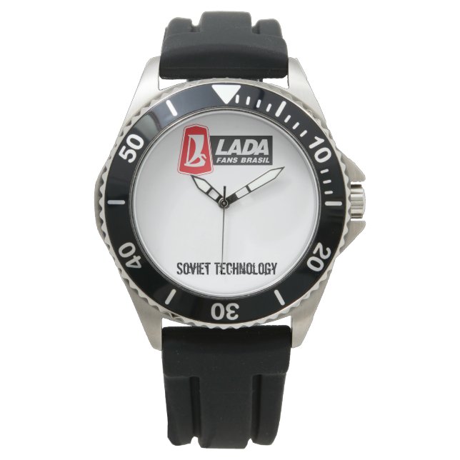 Clock Lada Fans Armbanduhr (Vorderseite)