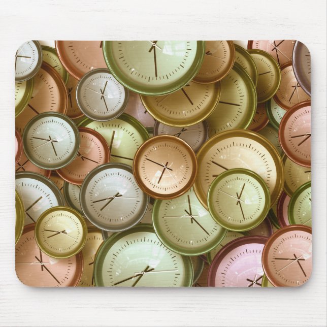 Clock Office Work School Club MUSIK - MUSIK Mousepad (Vorne)