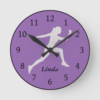 Clock Personalize, Clock For Gym, Clock For Runner Runde Wanduhr