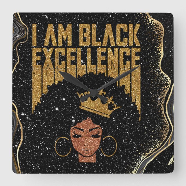 Clock Quadratische Wanduhr (Vorderseite)