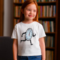 Clock Running Girls T - Shirt