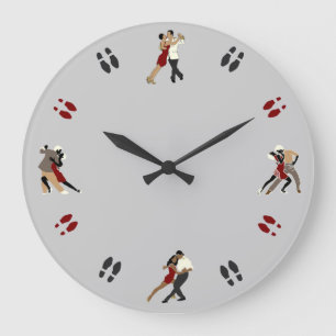 clock tango große wanduhr