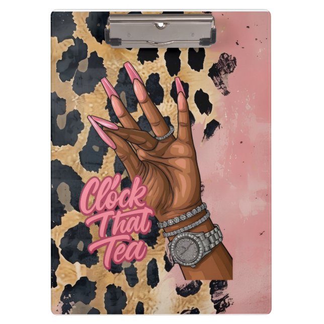 Clock that Teejournal Klemmbrett (Vorderseite)