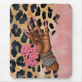 Clock that Teejournal Mousepad