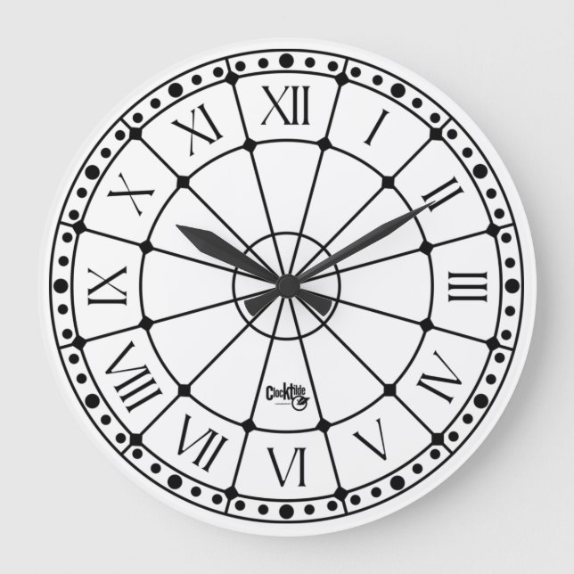 CLOCK TILDE LINEA CLASSIC antique A Große Wanduhr (Vorderseite)