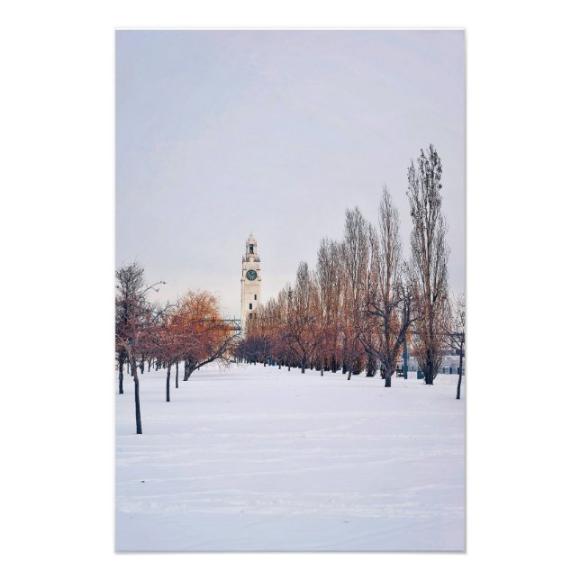 Clock Tower Fotodruck (Vorne)