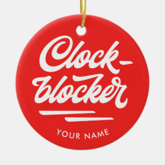 Clockblocker Feiertags-Verzierung Keramik Ornament
