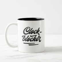 Clockblocker Tasse