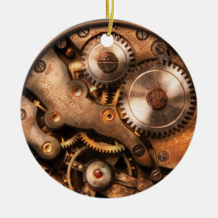 Clockmaker - Gänge Keramik Ornament