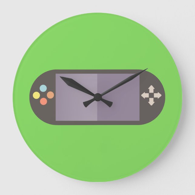 Clocks Game Große Wanduhr (Vorderseite)