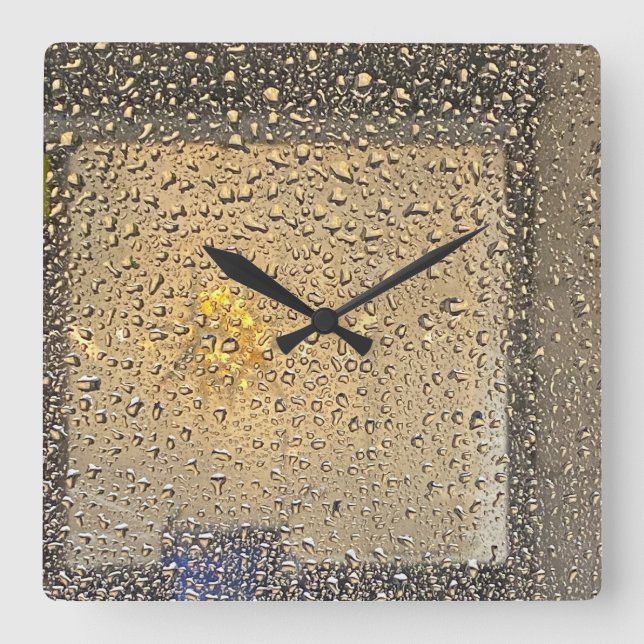 Clocks > Wall Art & Décor > Clocks > Wall Art & Dé Quadratische Wanduhr (Vorderseite)