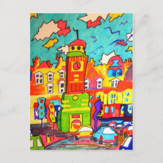 Clockturm Fun Postkarte