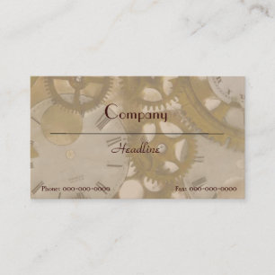 Clockwork Business Card Visitenkarte