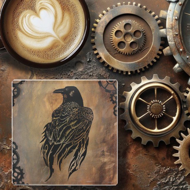 Clockwork Raven Glasuntersetzer (Von Creator hochgeladen)