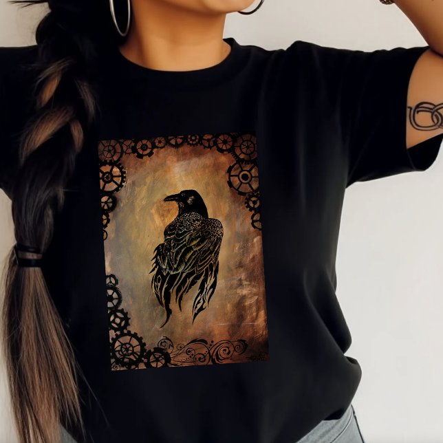 Clockwork Raven T-Shirt (Von Creator hochgeladen)