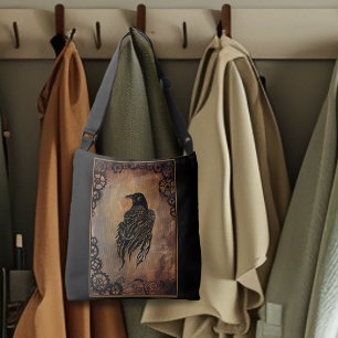 Clockwork Raven Tragetaschen Mit Langen Trägern