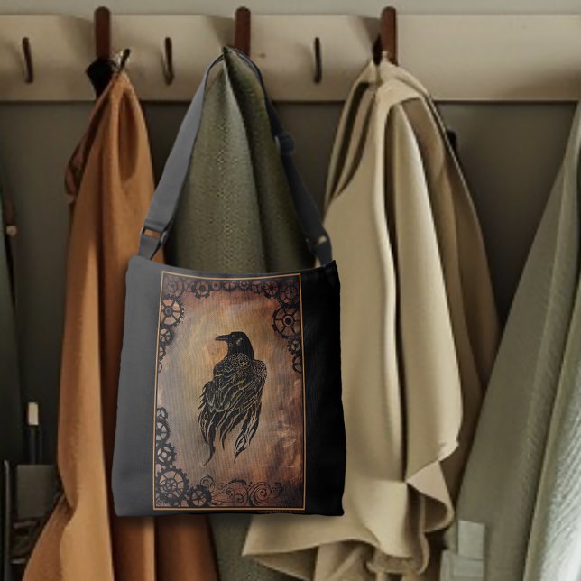 Clockwork Raven Tragetaschen Mit Langen Trägern (Von Creator hochgeladen)