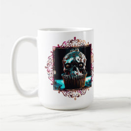 Clockwork Skull Cupcake Kaffeetasse