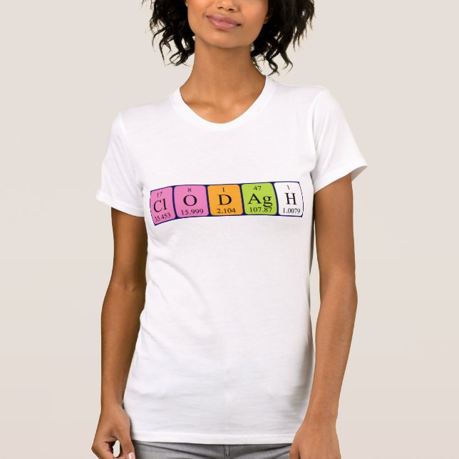 Clodagh Periodenname Shirt (Vorderseite)