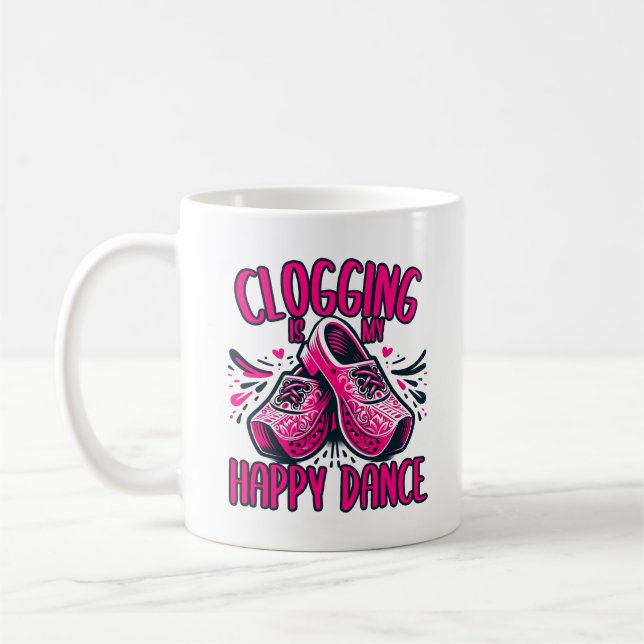 Clogging Happy Dance Kaffeetasse (Links)